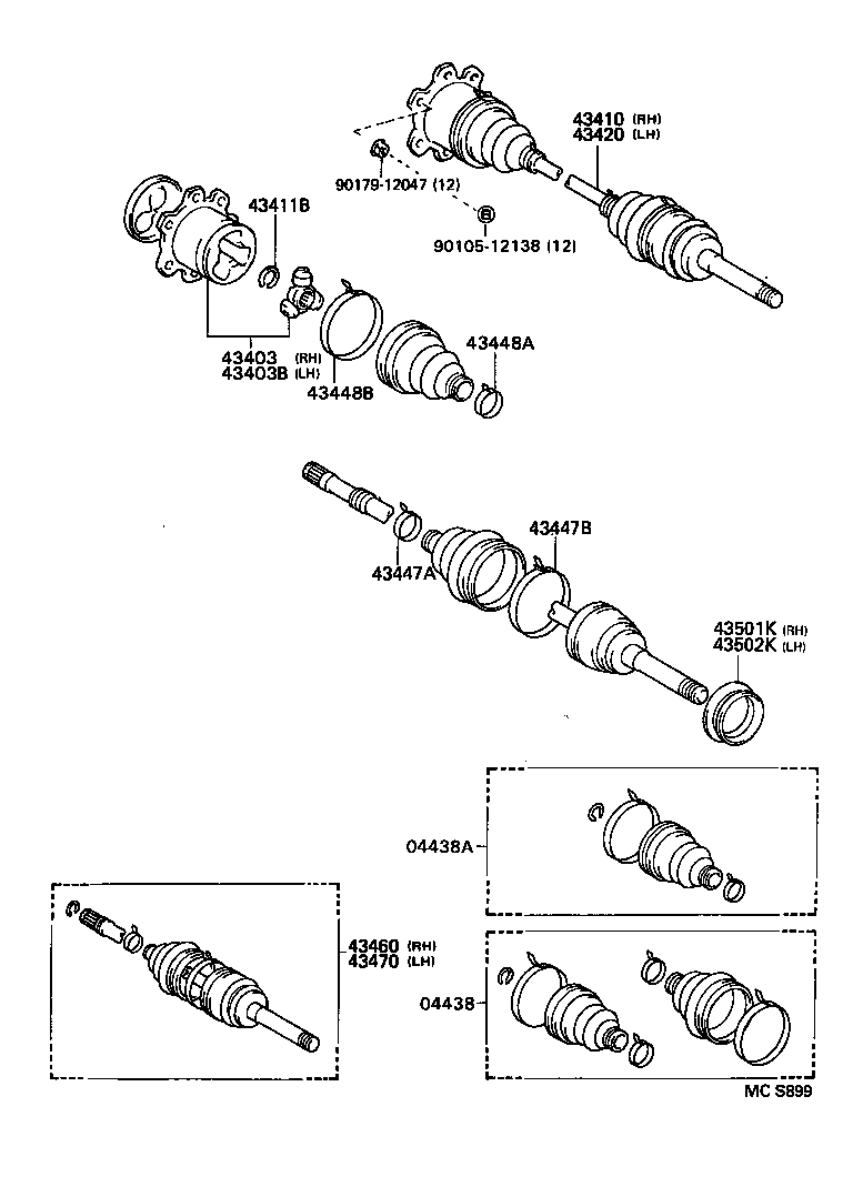  HIACE TRUCK |  FRONT DRIVE SHAFT