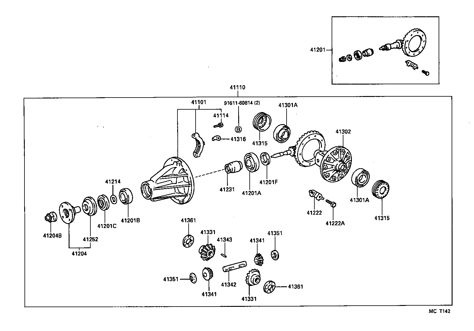  HIACE TRUCK |  REAR AXLE HOUSING DIFFERENTIAL