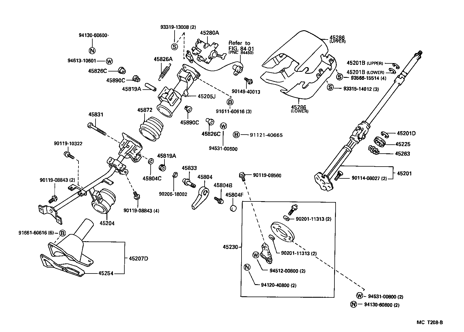  HIACE TRUCK |  STEERING COLUMN SHAFT