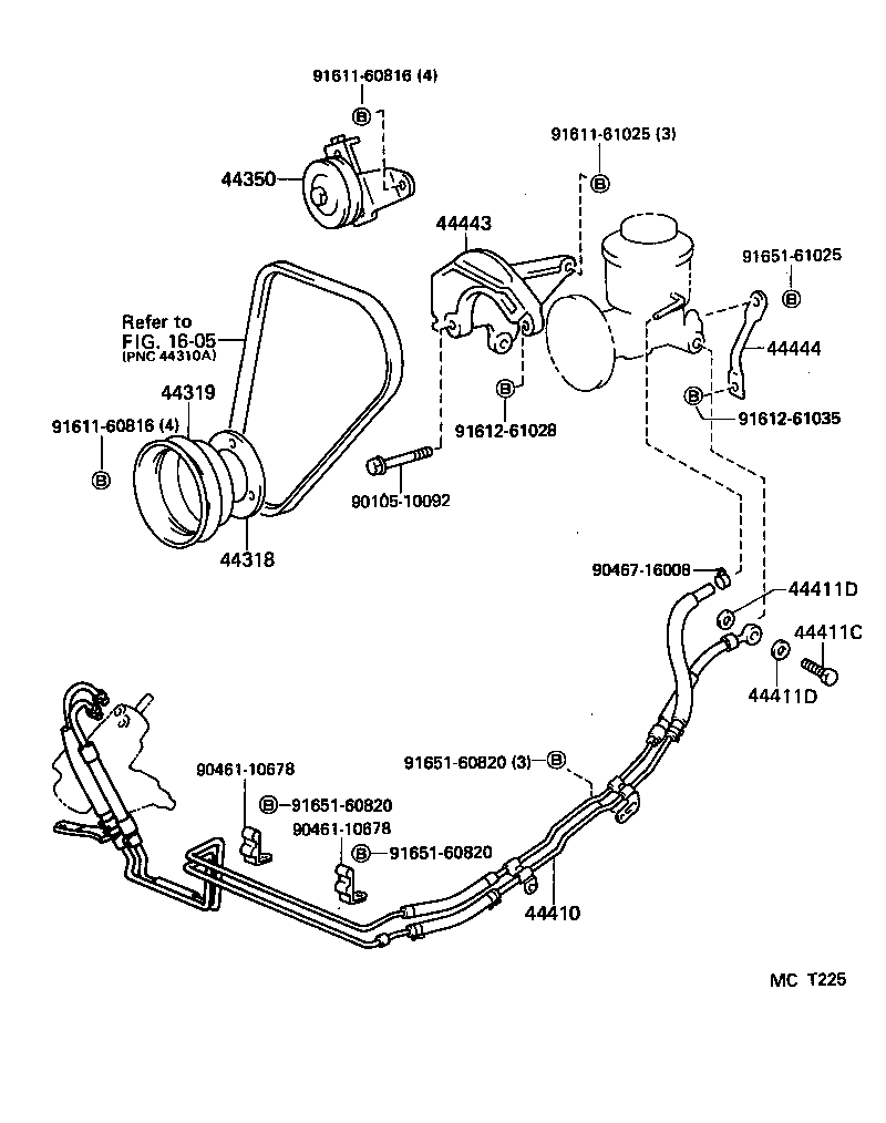  HIACE TRUCK |  POWER STEERING TUBE