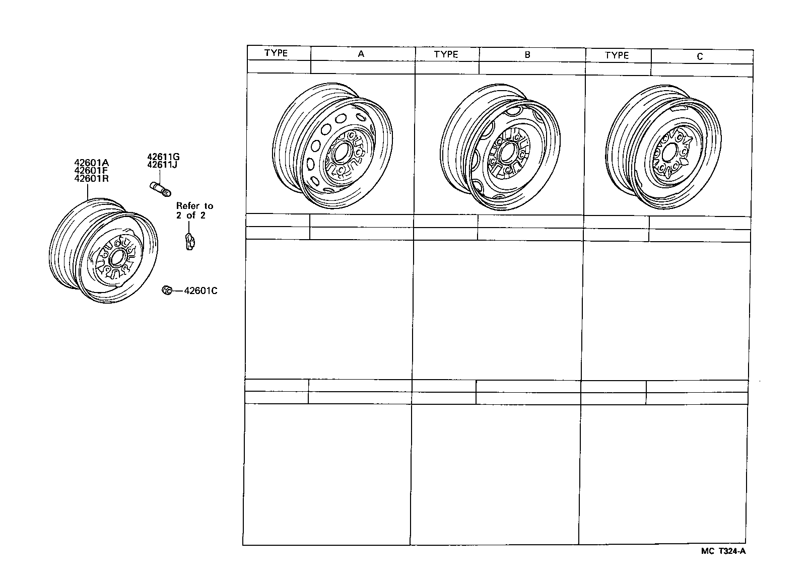  HIACE TRUCK |  DISC WHEEL WHEEL CAP
