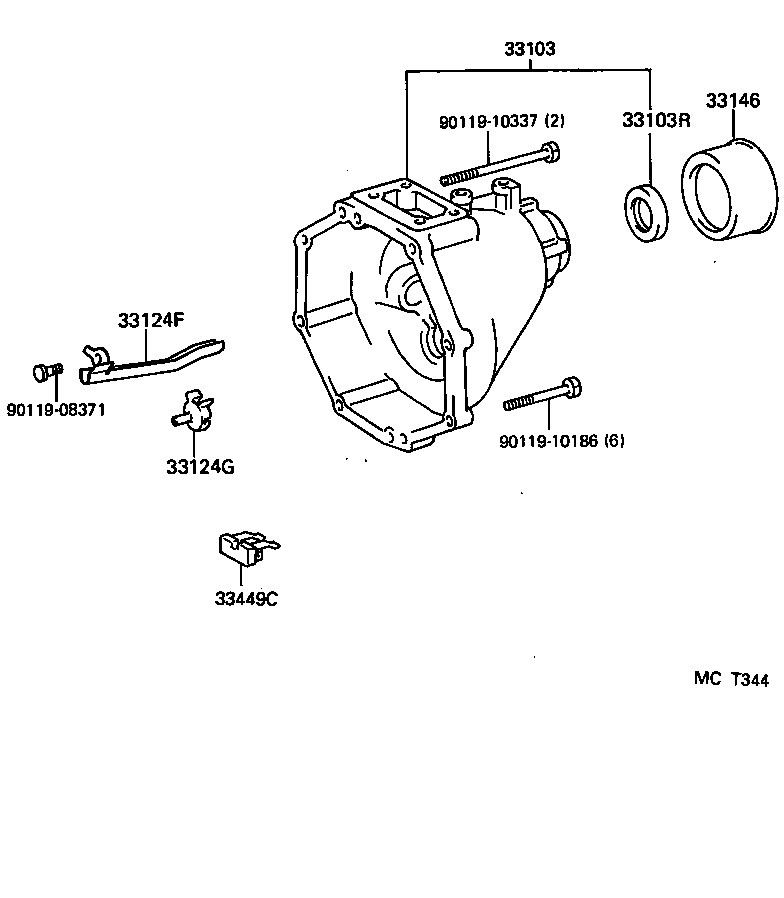  HIACE TRUCK |  EXTENSION HOUSING MTM