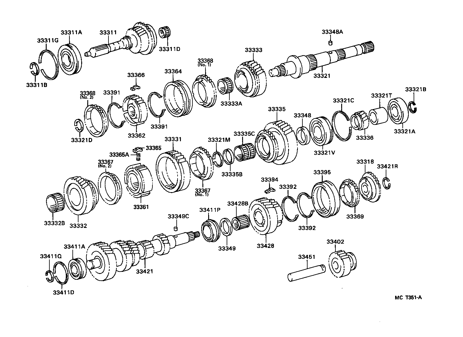 HIACE TRUCK |  TRANSMISSION GEAR MTM