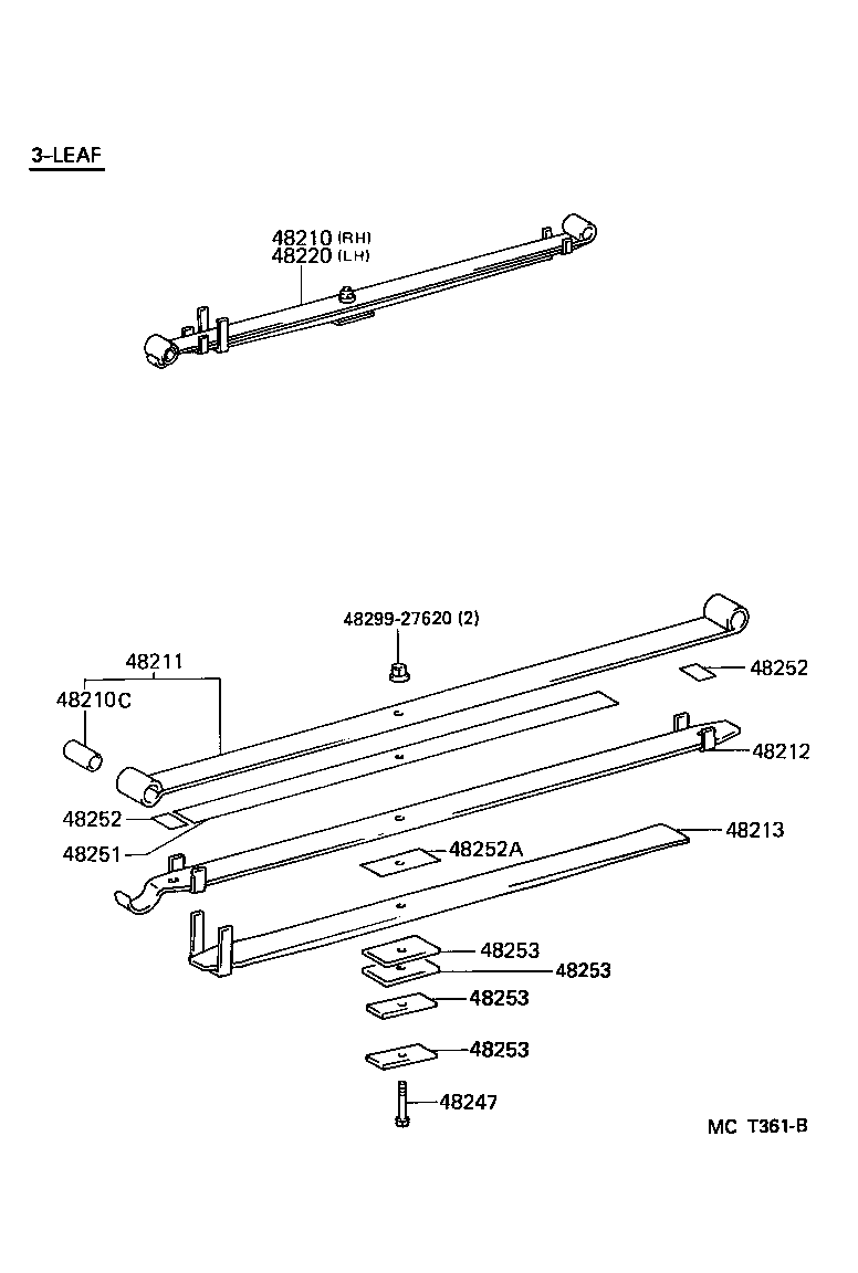  HIACE TRUCK |  REAR SPRING SHOCK ABSORBER