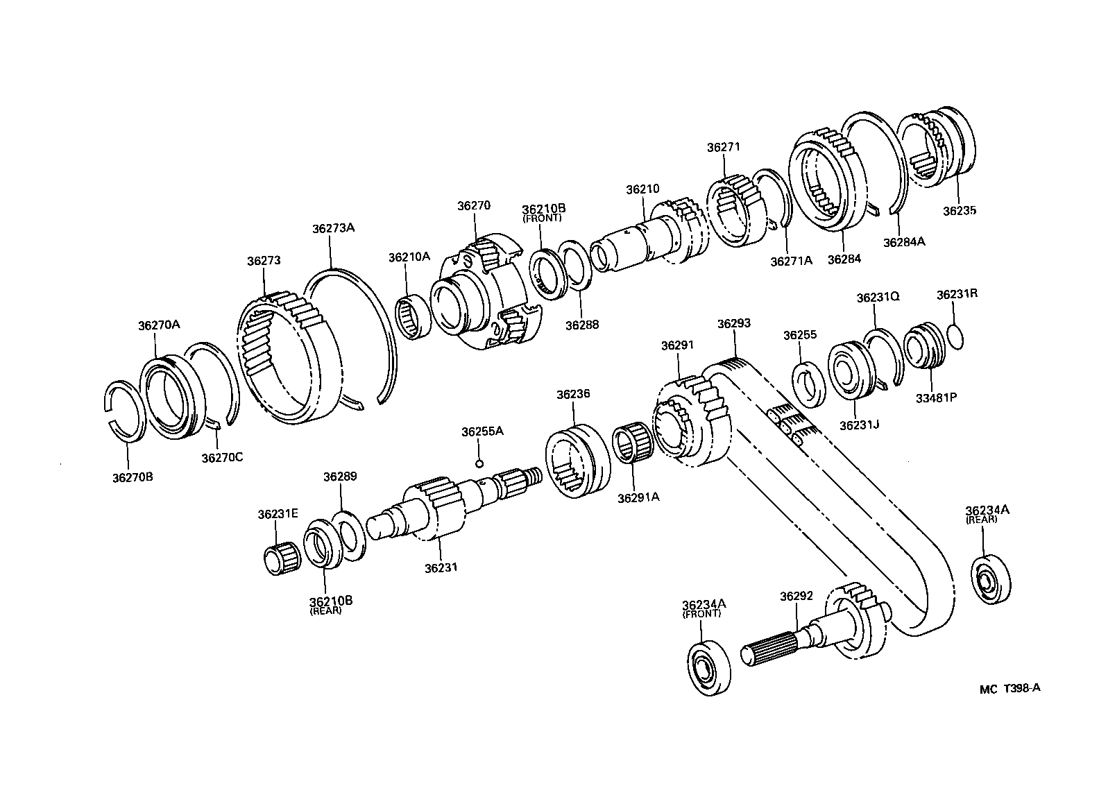  HIACE TRUCK |  TRANSFER GEAR