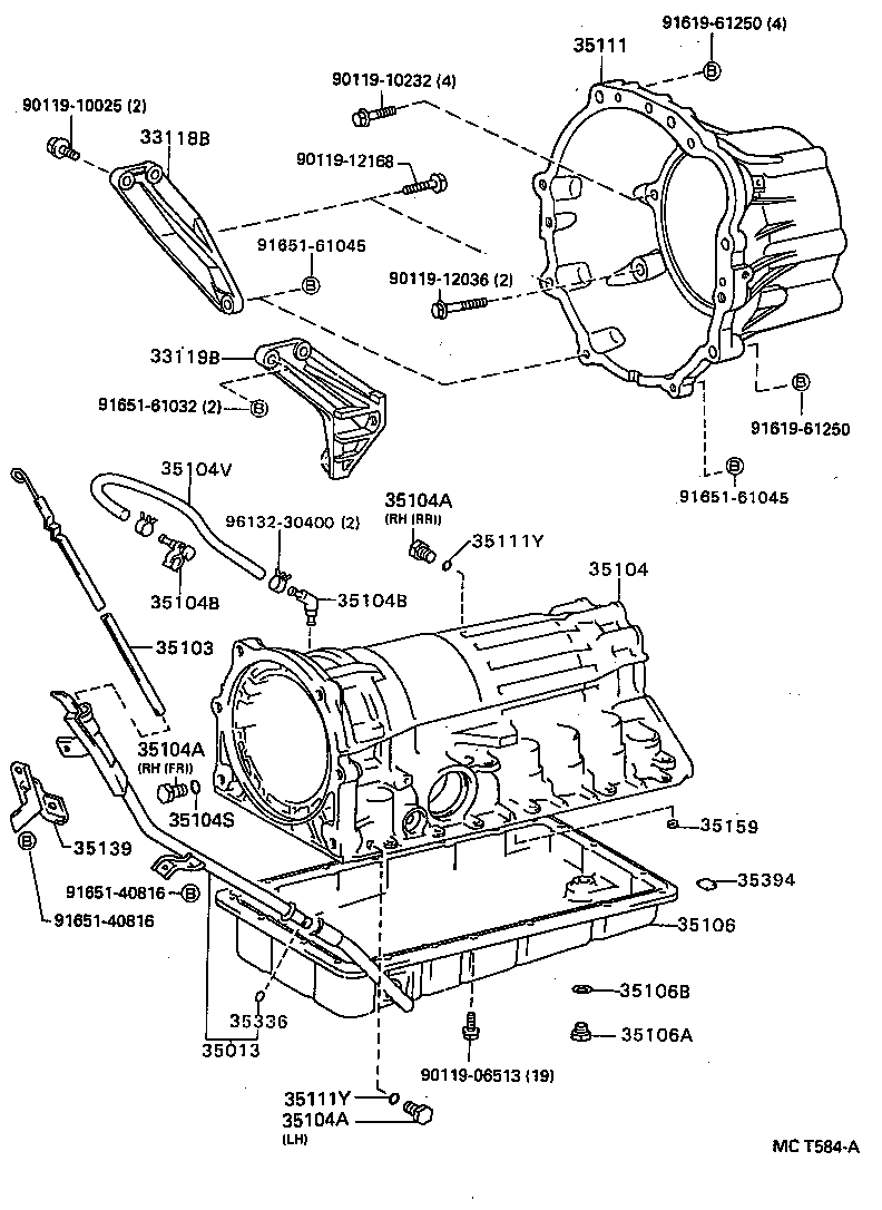 HILUX |  TRANSMISSION CASE OIL PAN ATM