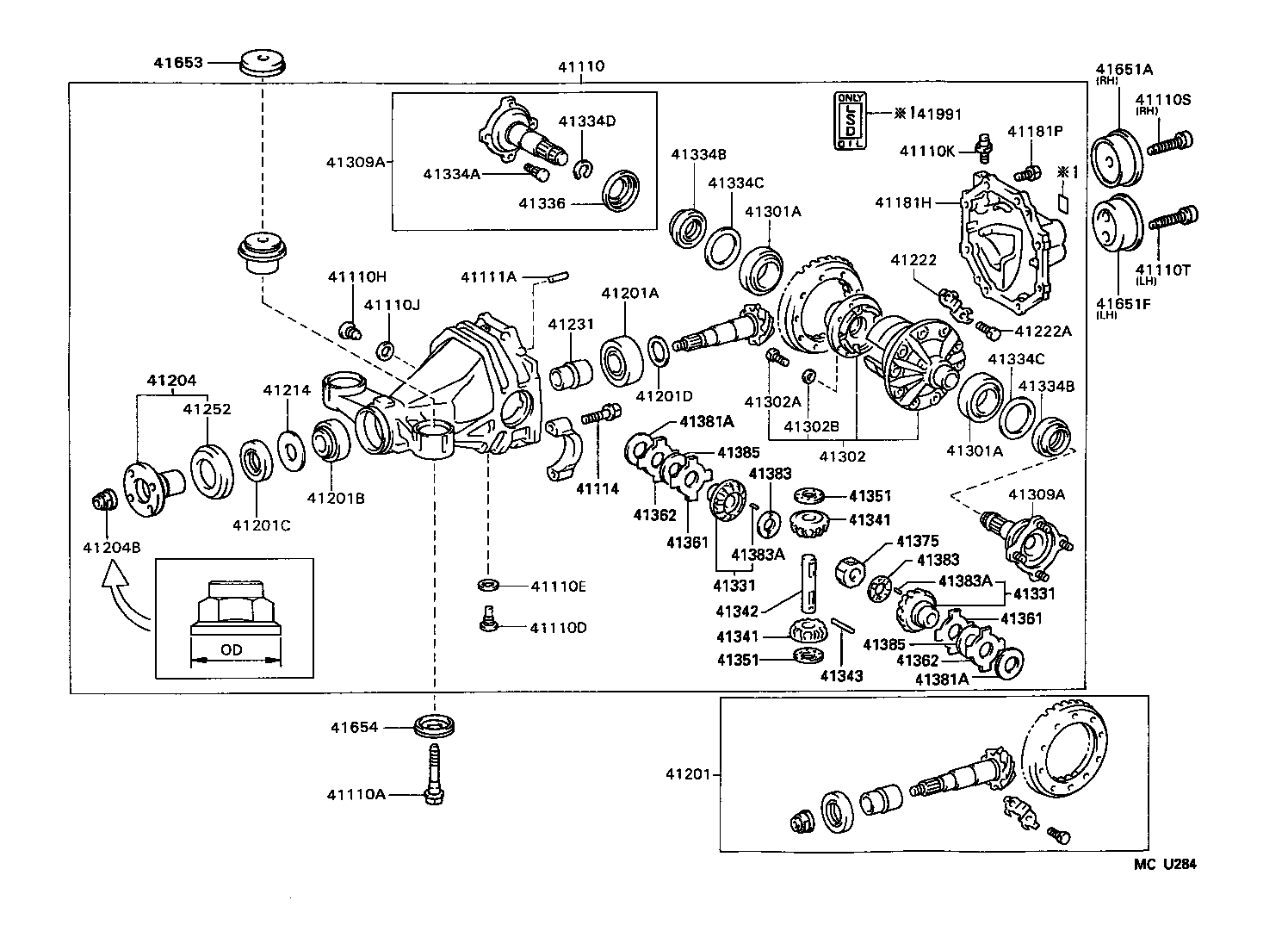  MARK 2 |  REAR AXLE HOUSING DIFFERENTIAL