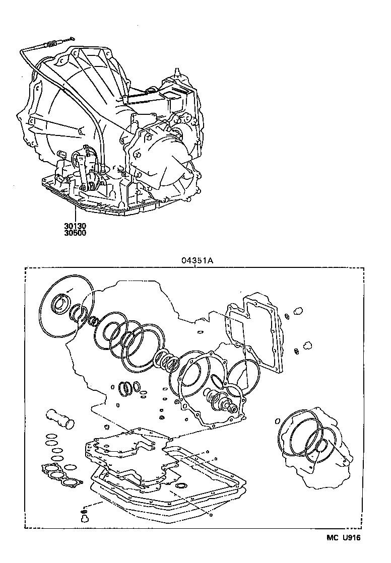  SCEPTER WG CP |  TRANSAXLE OR TRANSMISSION ASSY GASKET KIT ATM