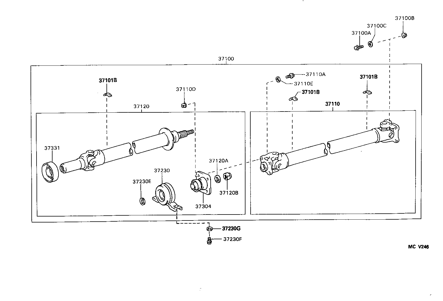  CHASER |  PROPELLER SHAFT UNIVERSAL JOINT