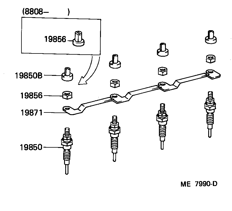  TOYOACE DYNA |  IGNITION COIL SPARK PLUG