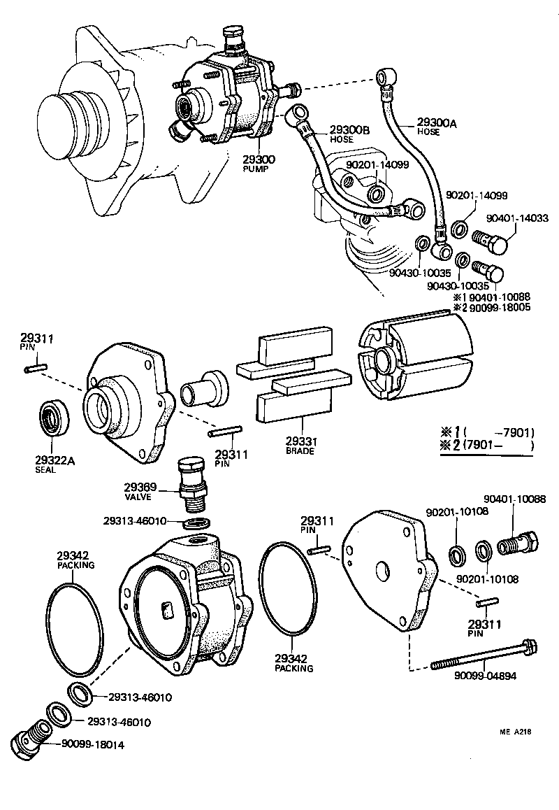  LAND CRUISER 40 50 |  VACUUM PUMP