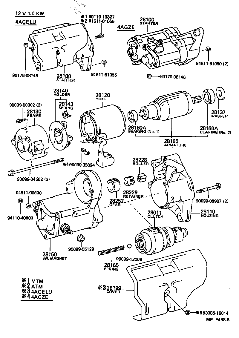  MR2 |  STARTER