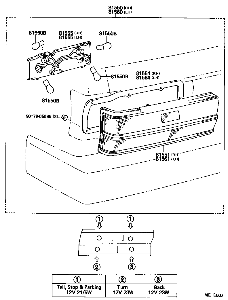  CHASER |  REAR COMBINATION LAMP