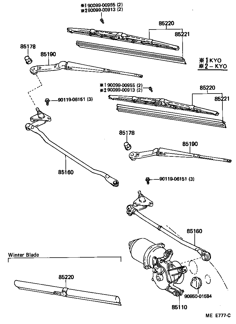 CHASER |  WINDSHIELD WIPER