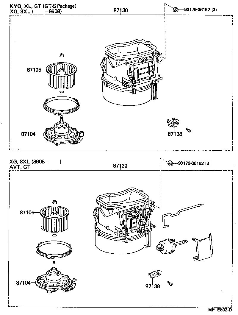  CHASER |  HEATING AIR CONDITIONING HEATER UNIT BLOWER