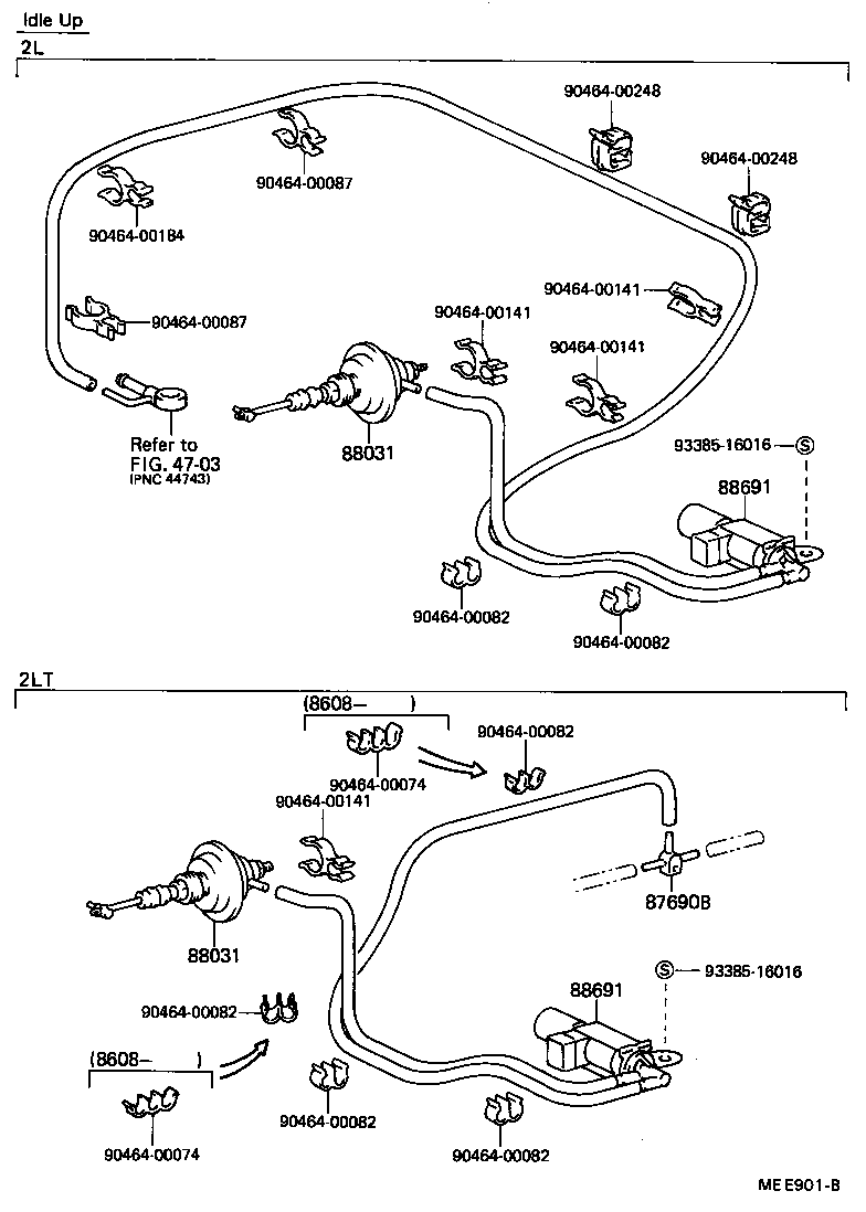  CHASER |  HEATING AIR CONDITIONING VACUUM PIPING