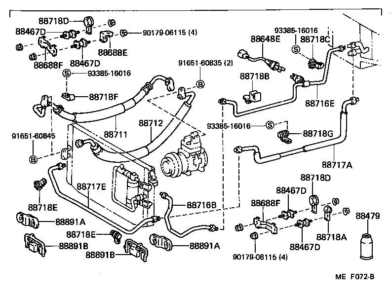  CHASER |  HEATING AIR CONDITIONING COOLER PIPING