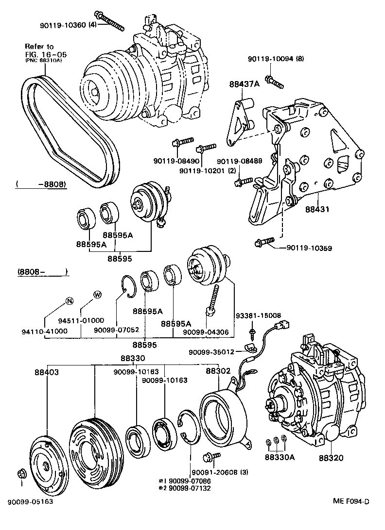  COASTER |  HEATING AIR CONDITIONING COMPRESSOR
