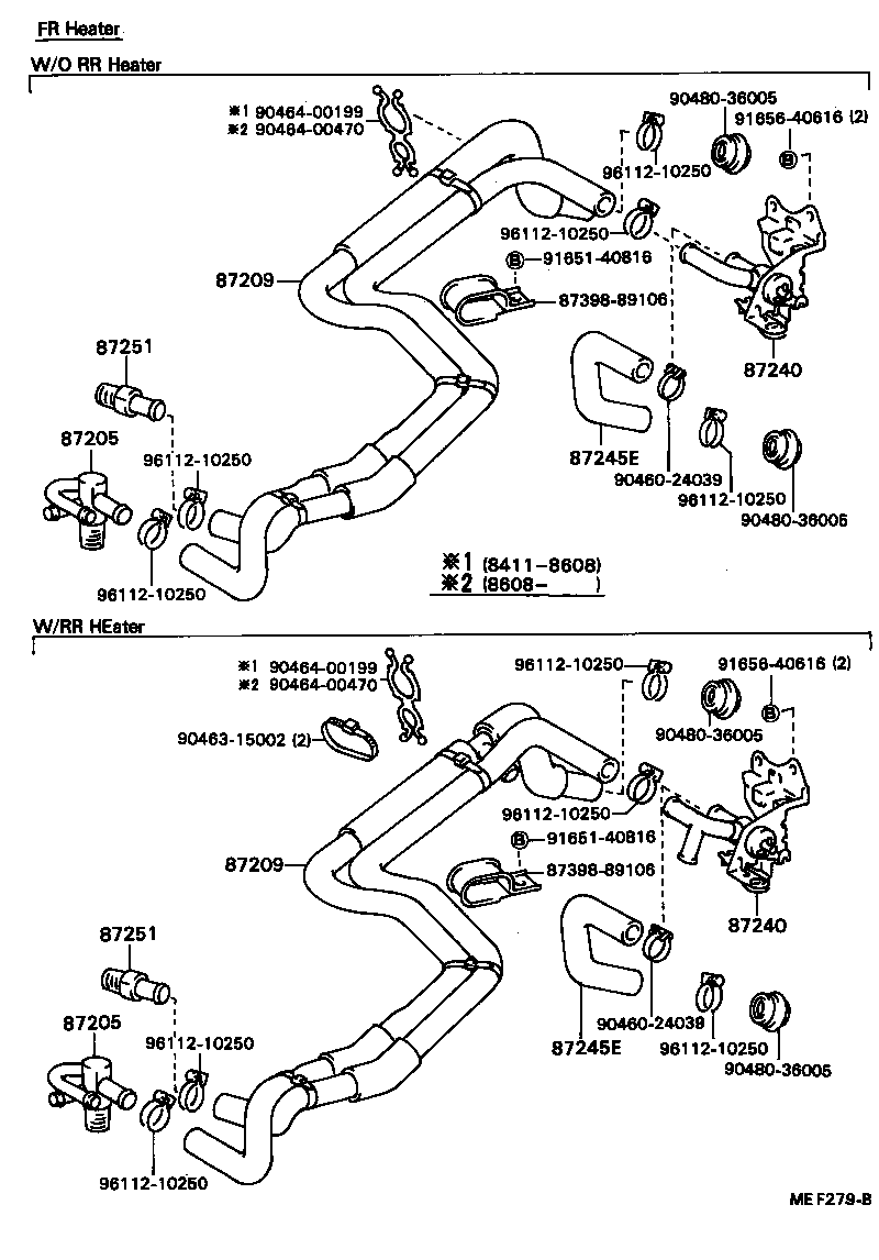  HILUX |  HEATING AIR CONDITIONING WATER PIPING