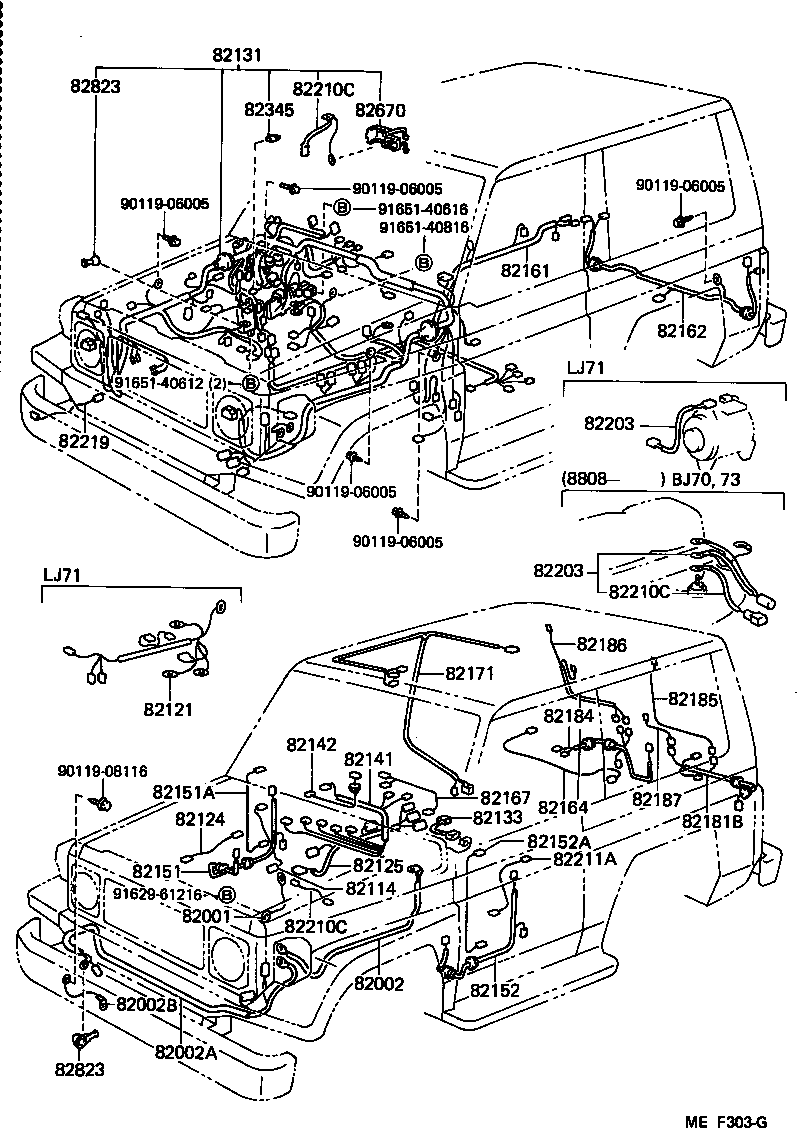  LAND CRUISER S T H T |  WIRING CLAMP