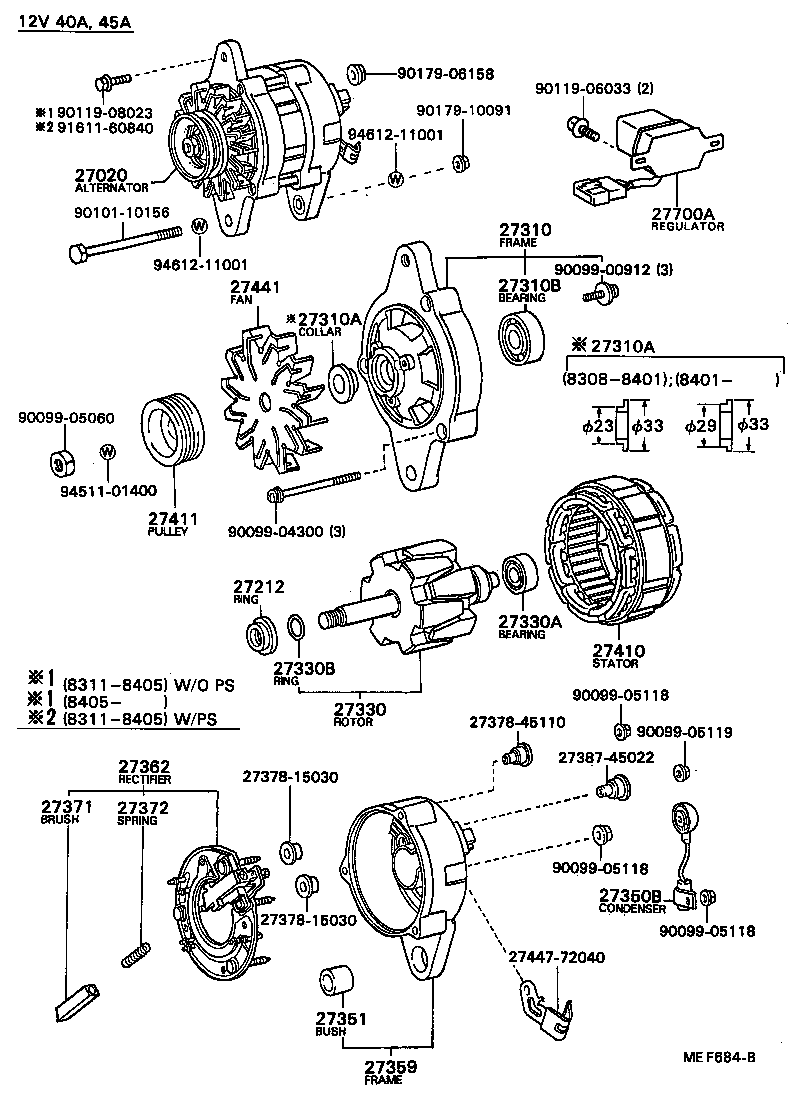  HILUX |  ALTERNATOR