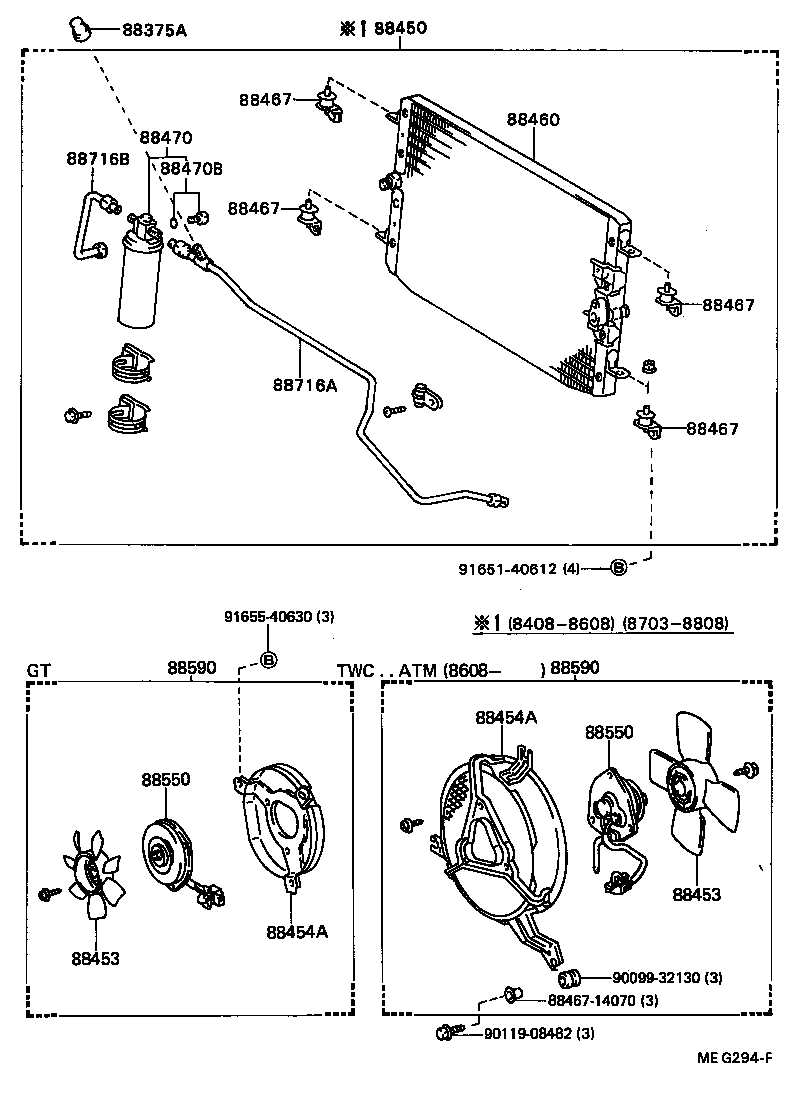  CHASER |  HEATING AIR CONDITIONING COOLER PIPING