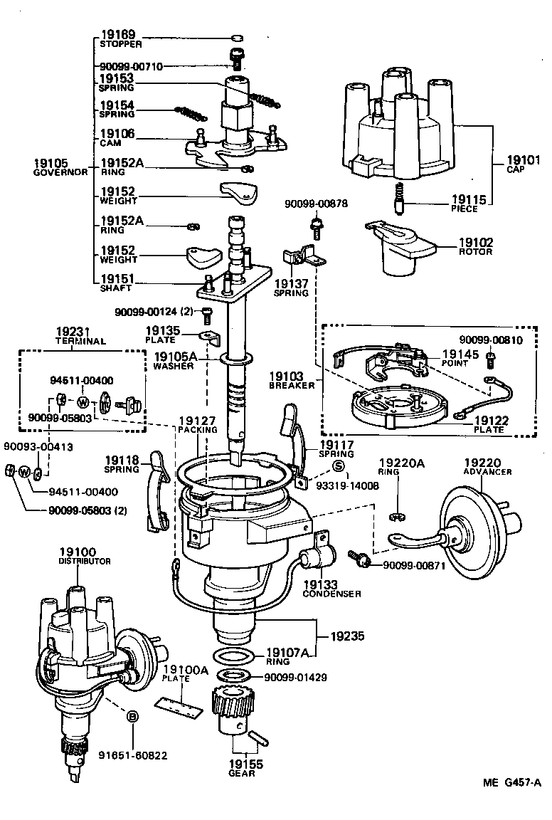  LITEACE VAN WAGON |  DISTRIBUTOR