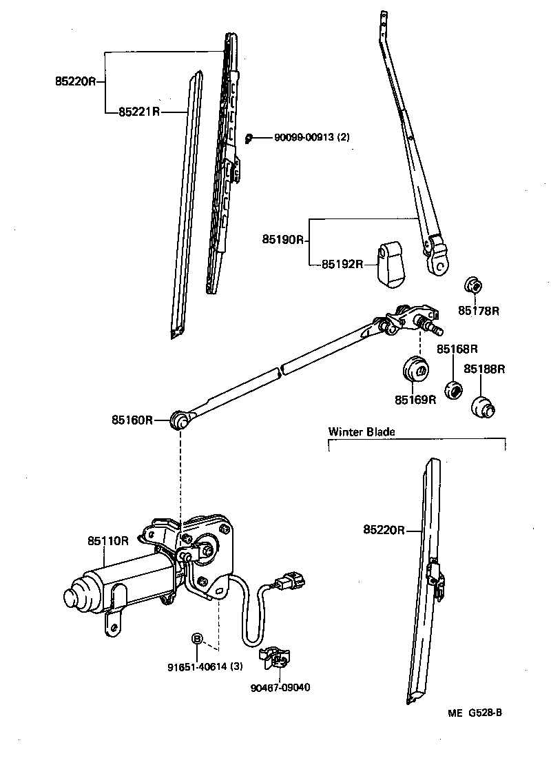  LITEACE VAN WAGON |  REAR WIPER