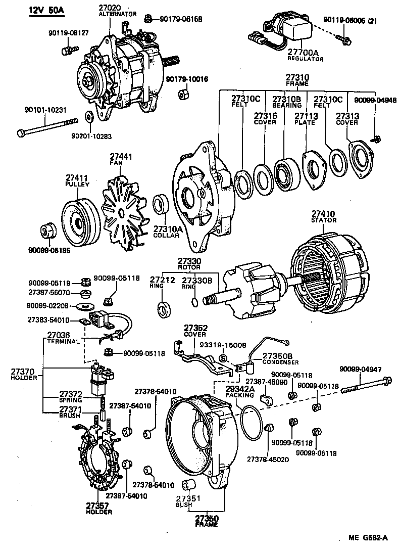  LAND CRUISER S T H T |  ALTERNATOR