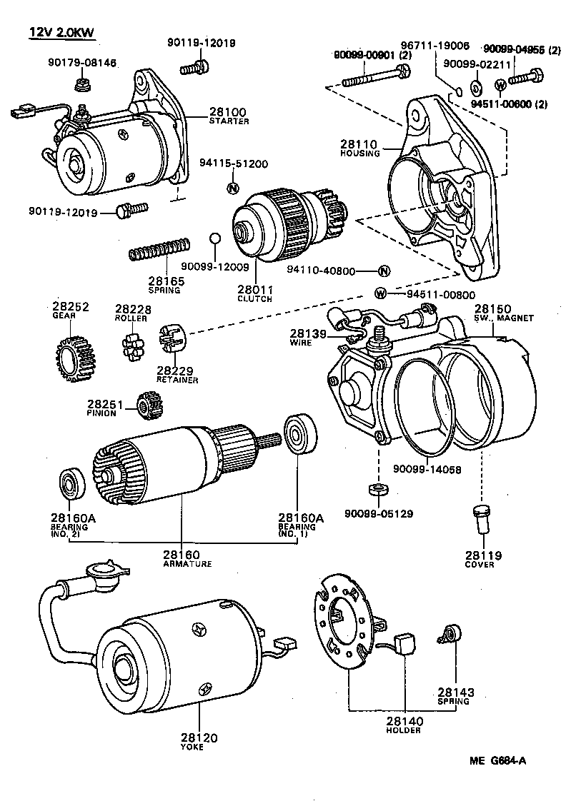  LAND CRUISER S T H T |  STARTER