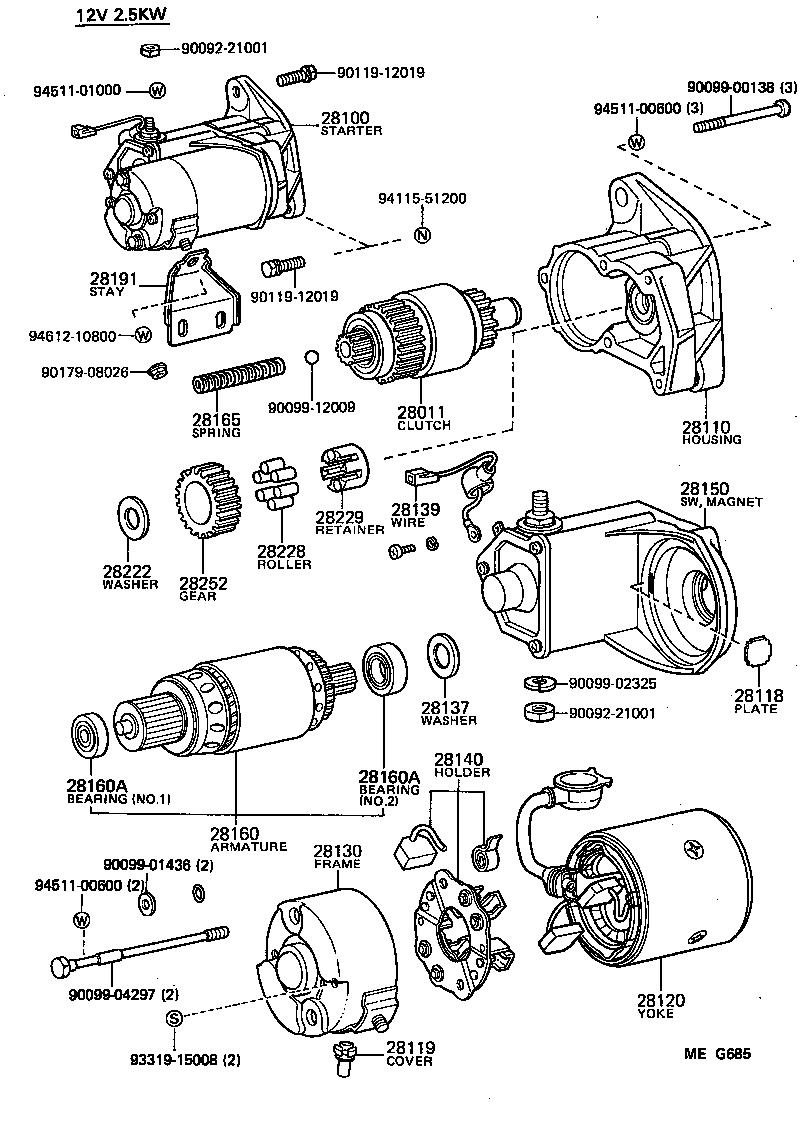  LAND CRUISER S T H T |  STARTER