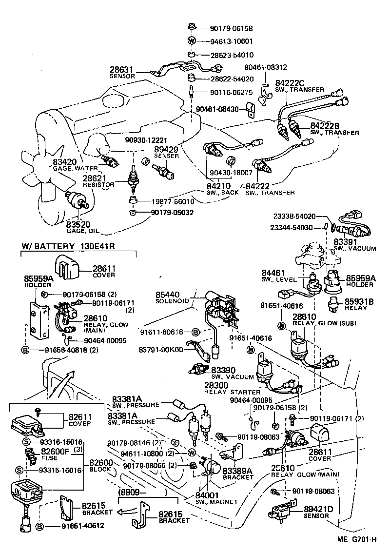  LAND CRUISER S T H T |  SWITCH RELAY COMPUTER