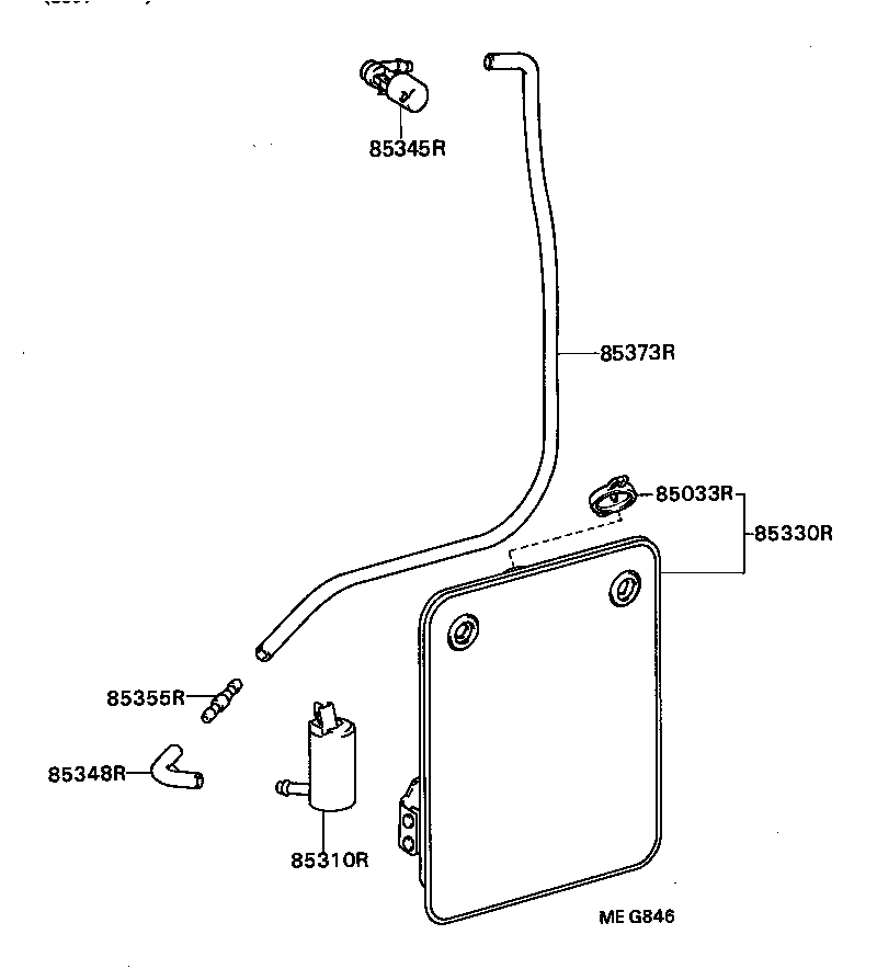  DYNA TOYOACE QUICK |  REAR WASHER