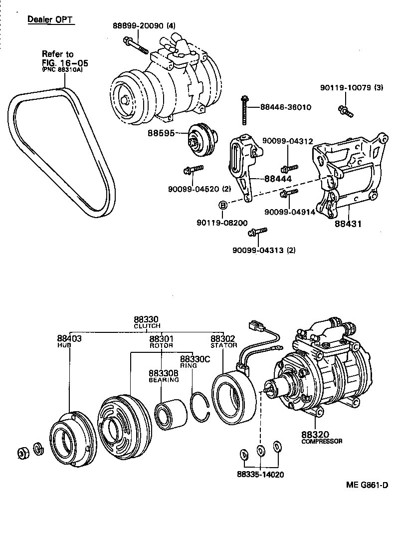  DYNA TOYOACE QUICK |  HEATING AIR CONDITIONING COMPRESSOR