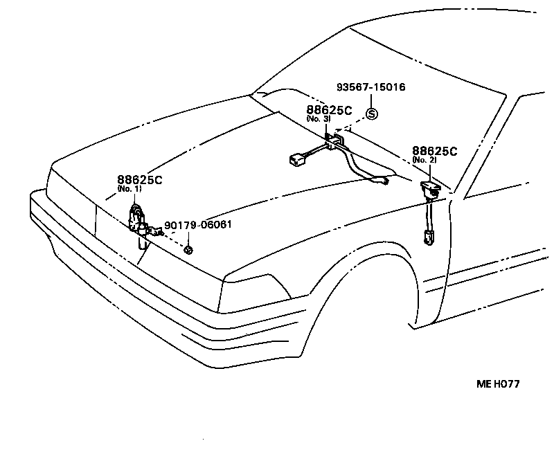  SOARER |  HEATING AIR CONDITIONING CONTROL AIR DUCT