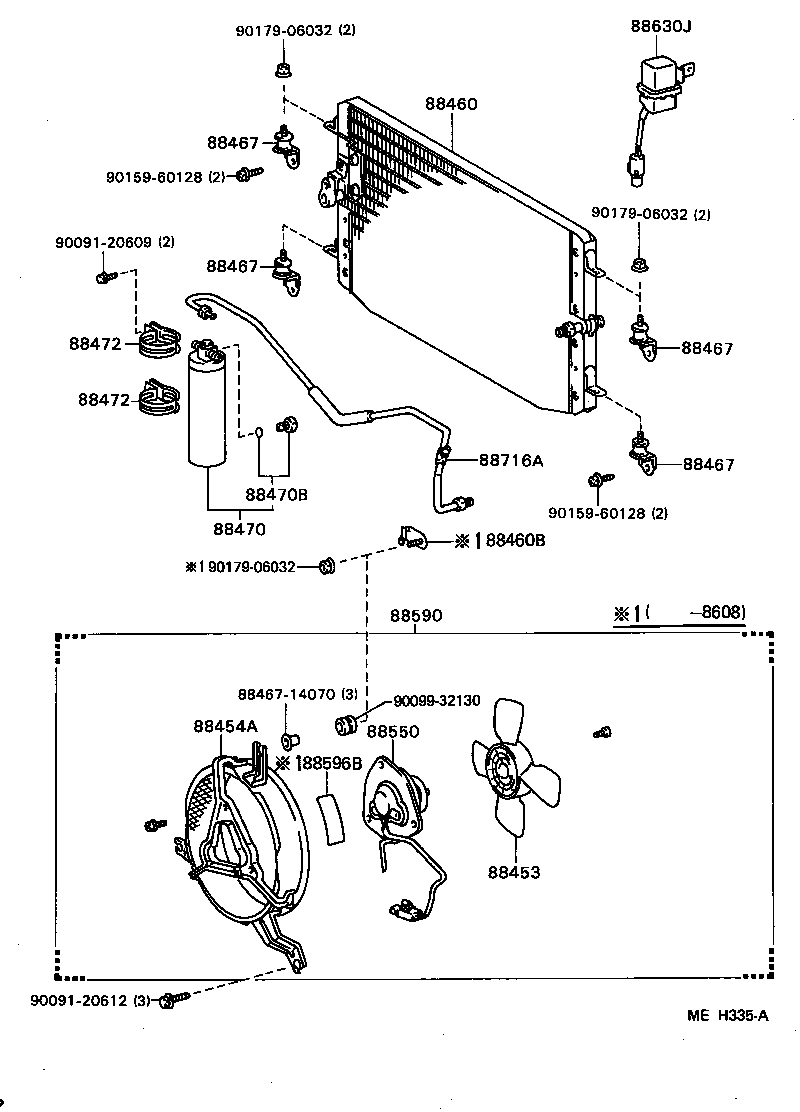  CHASER |  HEATING AIR CONDITIONING COOLER PIPING
