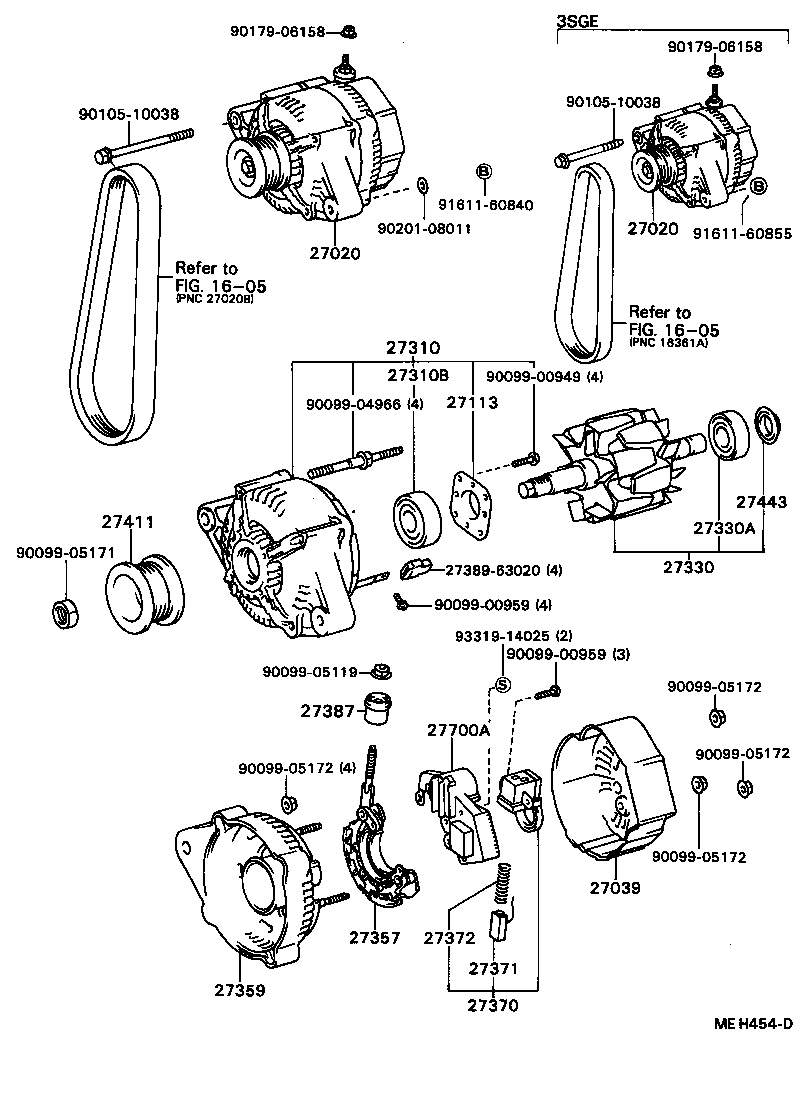  CAMRY VISTA |  ALTERNATOR