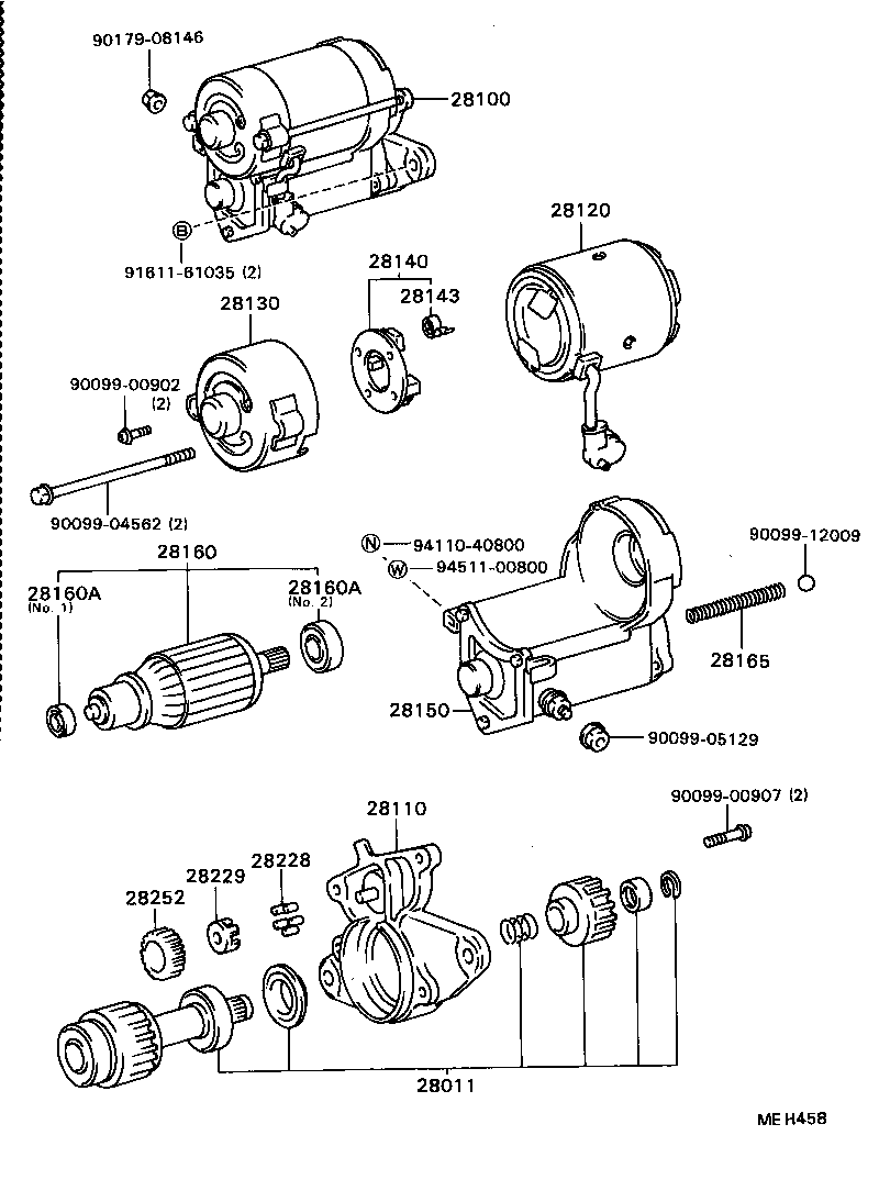  CAMRY VISTA |  STARTER