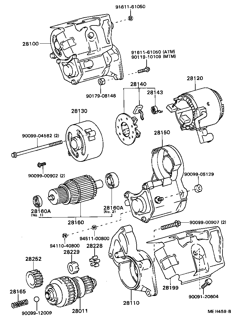  CAMRY VISTA |  STARTER