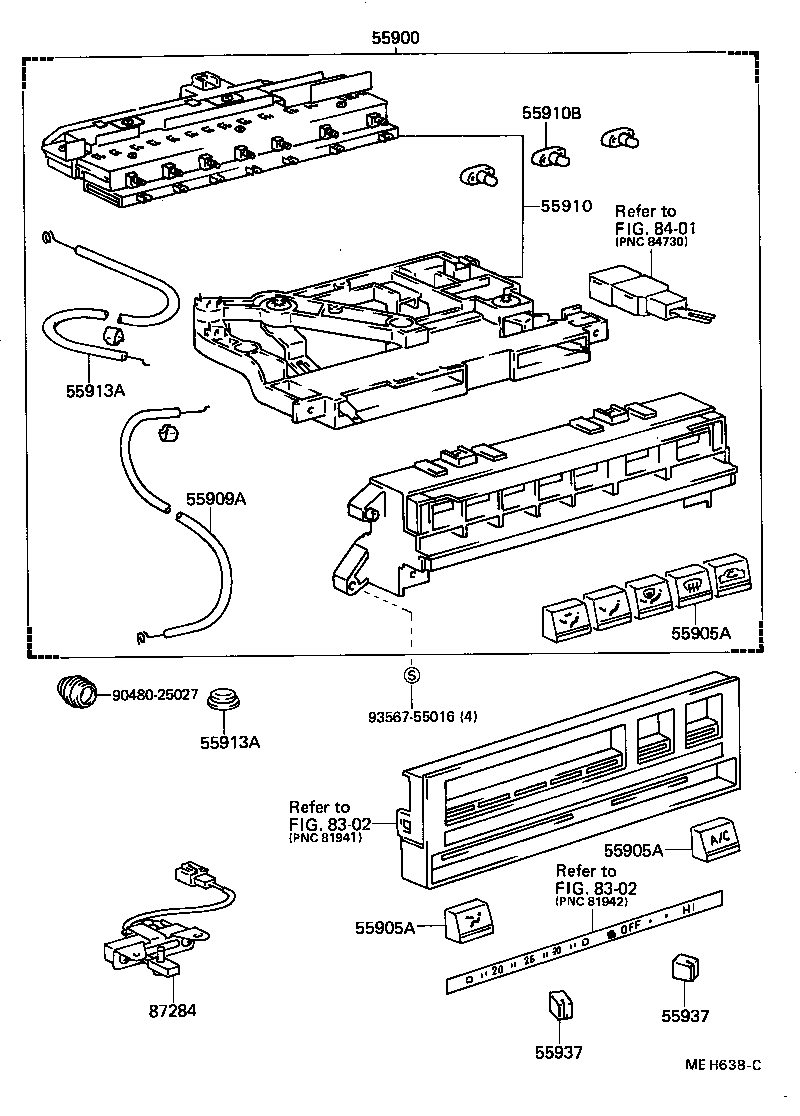  MARK 2 |  HEATING AIR CONDITIONING CONTROL AIR DUCT