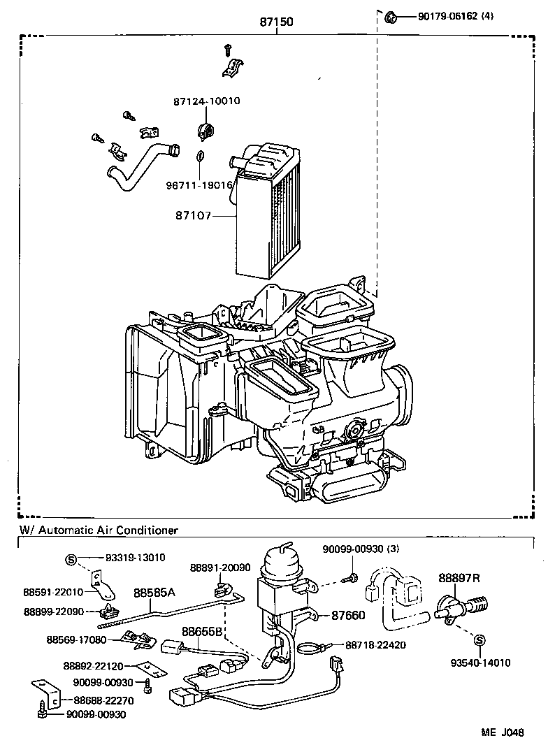  MARK 2 |  HEATING AIR CONDITIONING HEATER UNIT BLOWER