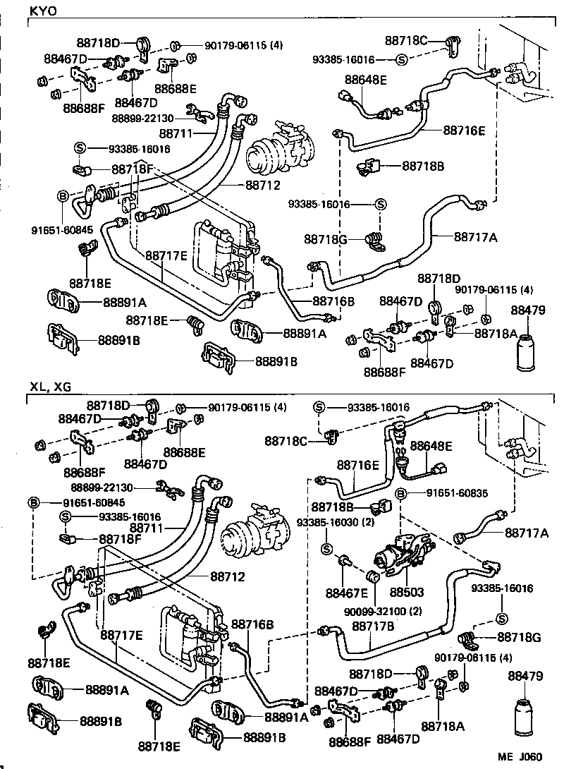  CHASER |  HEATING AIR CONDITIONING COOLER PIPING