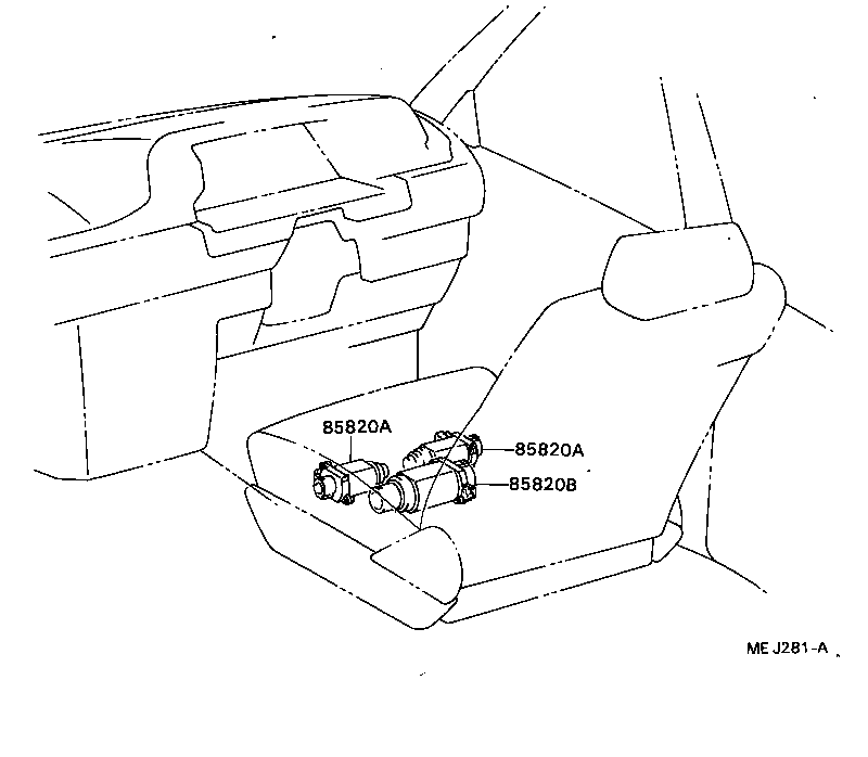 CAMRY VISTA |  SEAT MOTOR SEAT HEATER