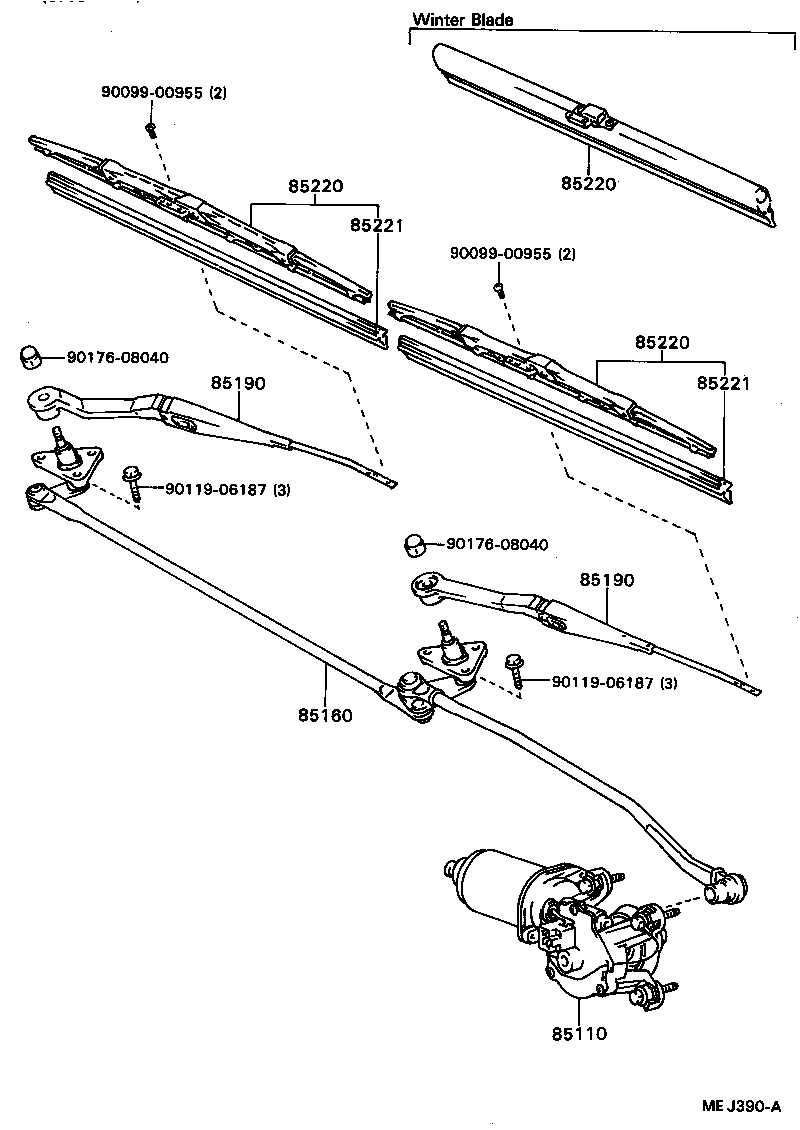  CARINA ED |  WINDSHIELD WIPER
