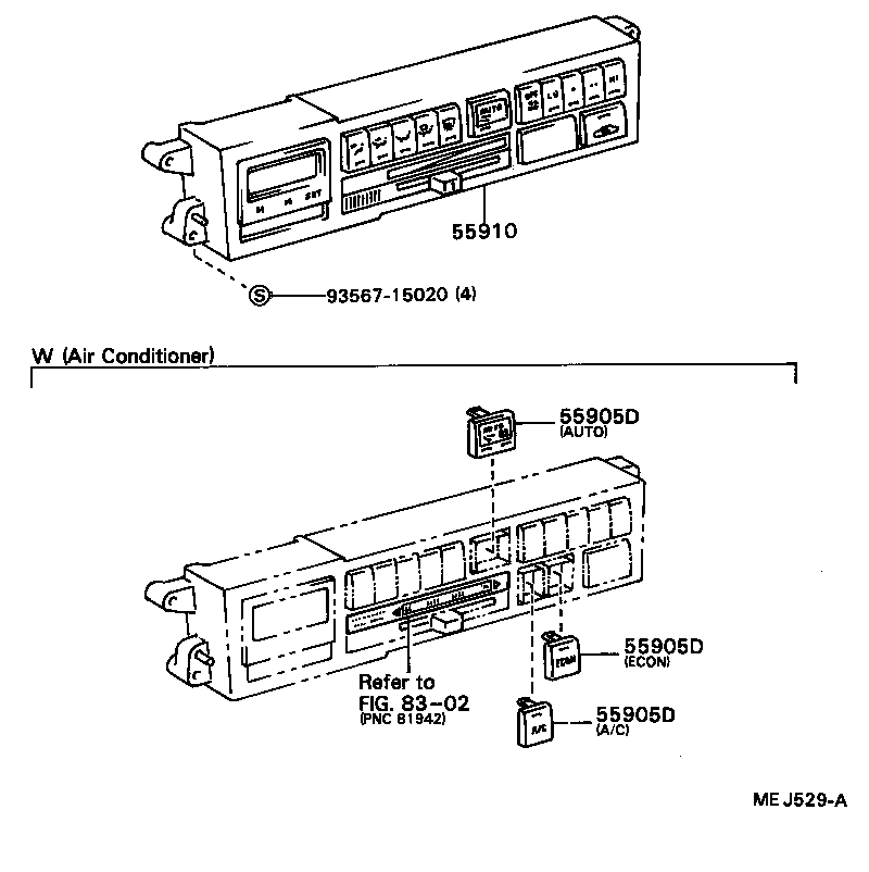  CARINA ED |  HEATING AIR CONDITIONING CONTROL AIR DUCT