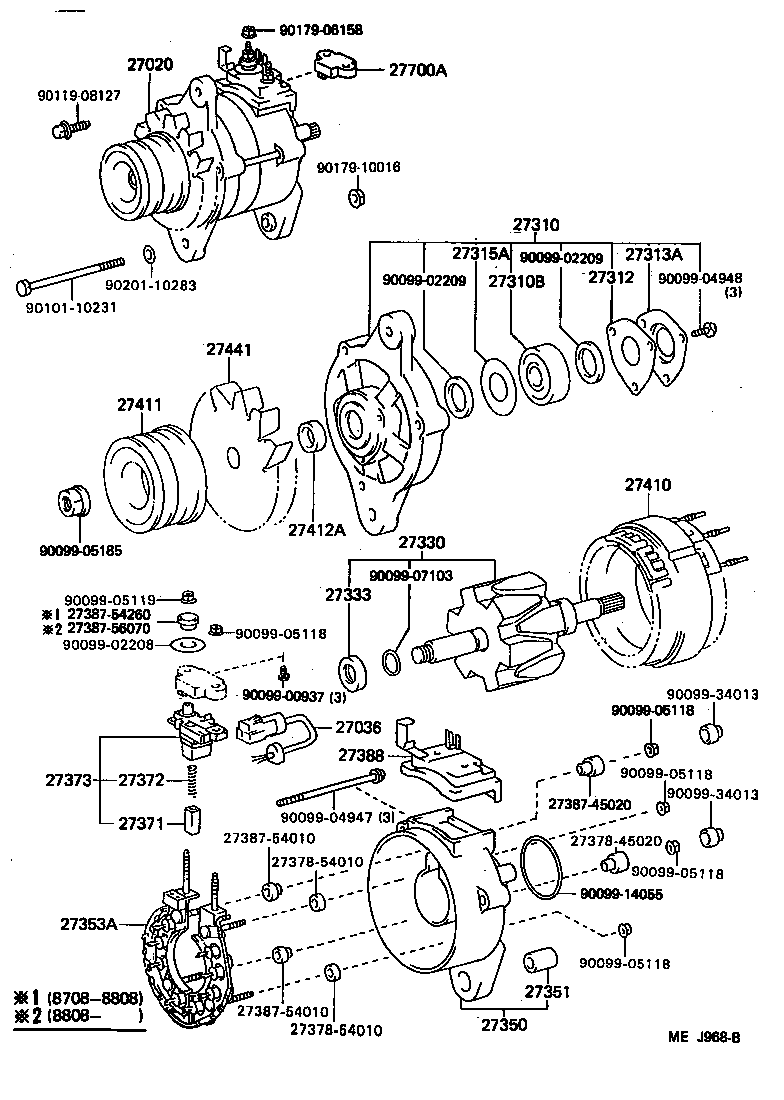  TOYOACE DYNA |  ALTERNATOR