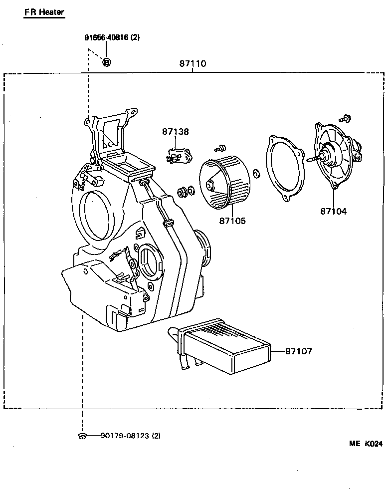  TOYOACE DYNA |  HEATING AIR CONDITIONING HEATER UNIT BLOWER