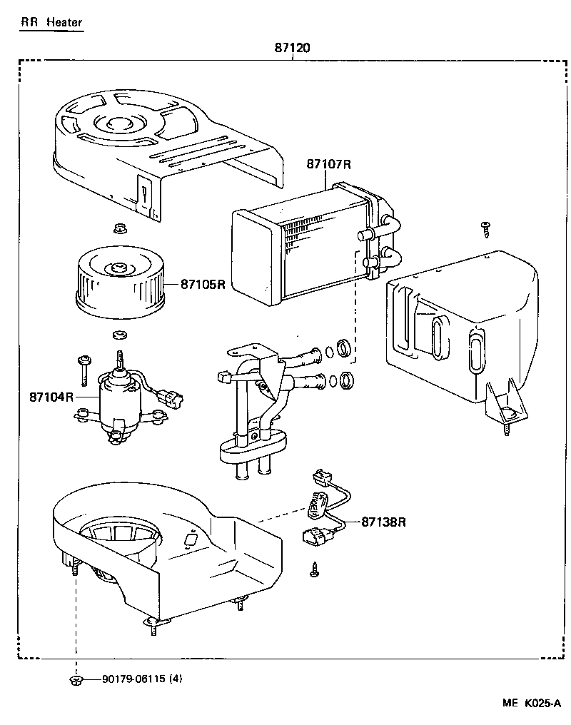  TOYOACE DYNA |  HEATING AIR CONDITIONING HEATER UNIT BLOWER