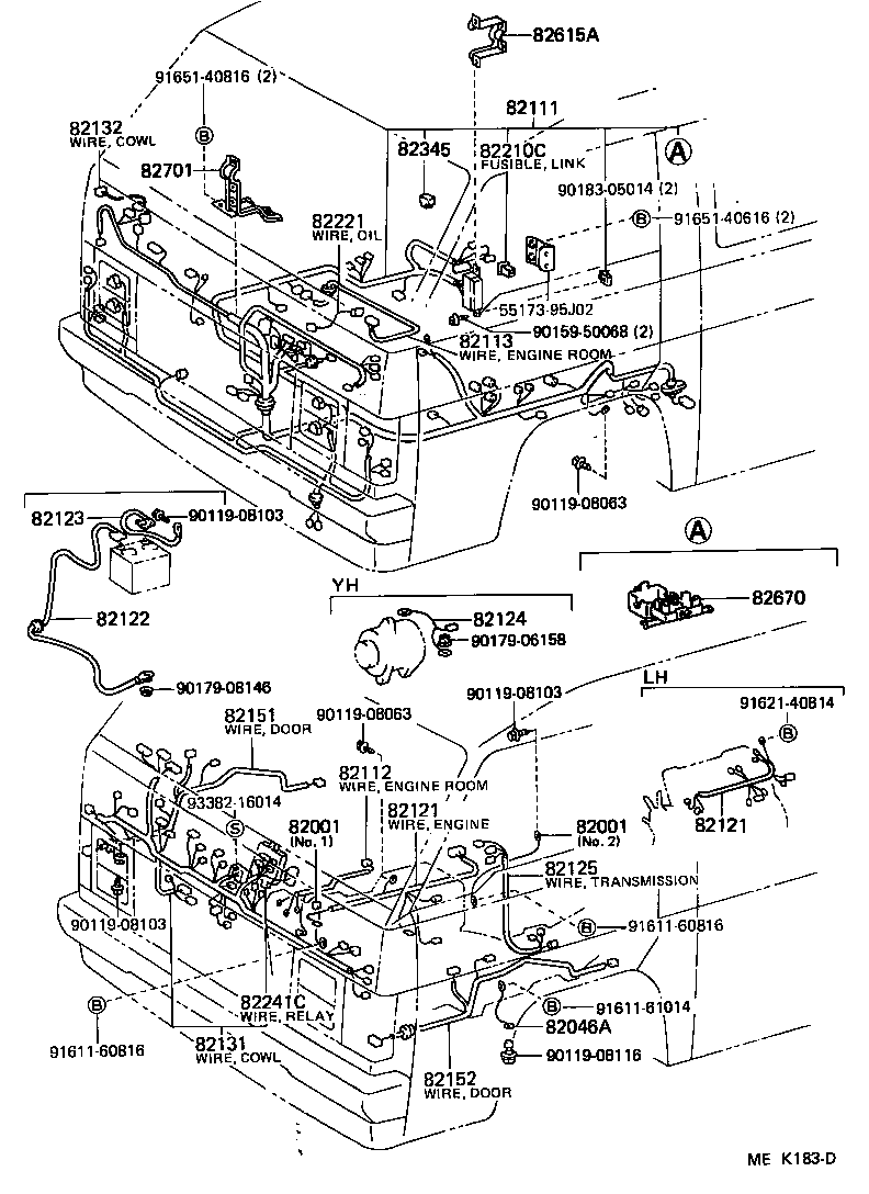  HIACE VAN WAGON |  WIRING CLAMP