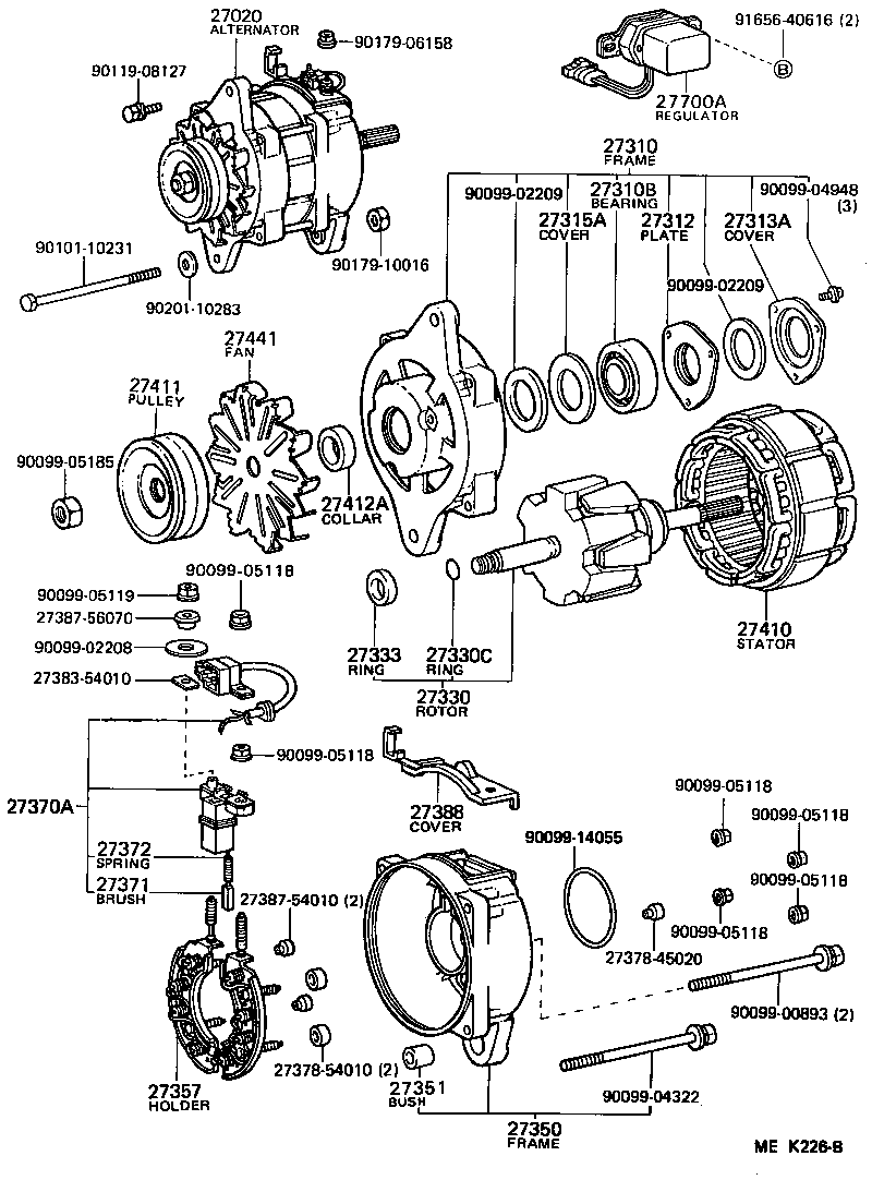  HIACE TRUCK |  ALTERNATOR